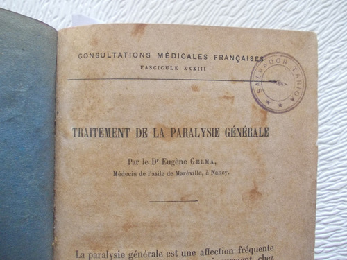 Consulta Medica Francesa Circa 1900 (r1/10)