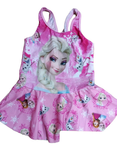 Traje Baño Frozen 3 A 5 Años