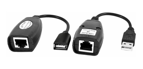 Extensión Usb Por Cable De Red Utp Rj45 / Hasta 45 Metros