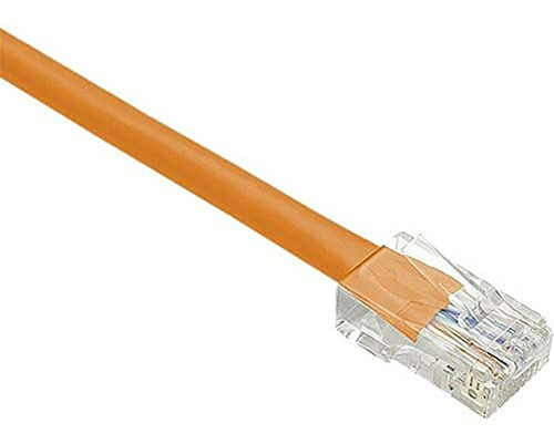 Cable De Red Cat6 Naranja De 1ft, Utp, Sin Botas