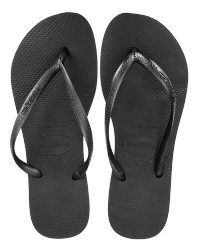 Ojotas Havaianas Slim Mujer Color Negro