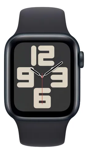 Apple Watch SE (2nd GEN) GPS • Caja de aluminio color medianoche de 40 mm • Correa deportiva color medianoche - M/L - Distribuidor Autorizado