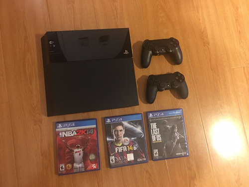 Playstation 4 - 2 Controles - 3 Juegos