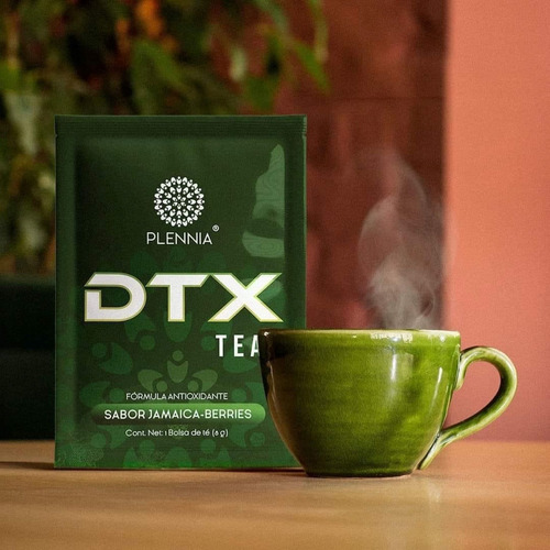 Plennia Dtx Tea Formula Antioxidante 5 Sobres 8gr C/u