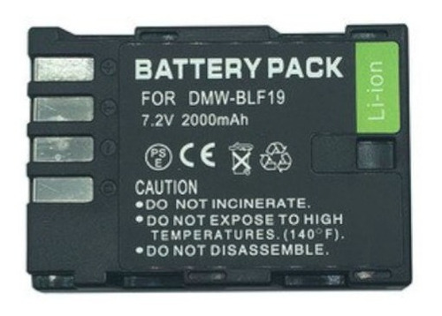 Batería Dmw-blf19 Blf19e Cámara Panasonic Dmc-gh3 Gh4 Gh5 Y+