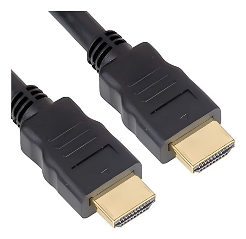 Cable Hdmi 1 Mts. Macho/macho. V.1.4 Conector Baño Oro