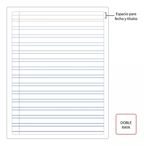 Cuadernos Profesionales Cosidos Doble Raya 100h Caja 30pz | Meses sin  intereses