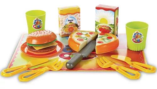 Kit Jogo para Menina Minhas Comprinha e Mesa Tritec Infantil - Big