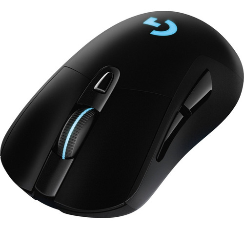 Mouse gamer de juego inalámbrico recargable Logitech G Series Lightspeed G703 negro