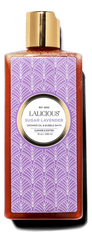 Lalicious Aceite De Ducha De Lavanda Y Bano De Burbujas, Lim