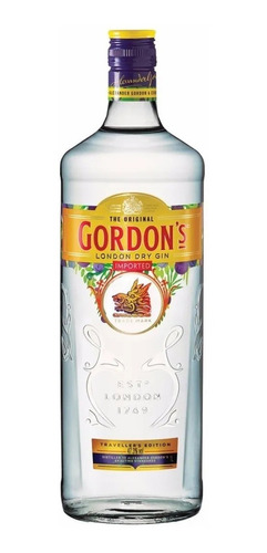 Imagen 1 de 1 de Gin Gordons 700ml Ginebra Caja X6 Botella Pack 6u 01almacen 