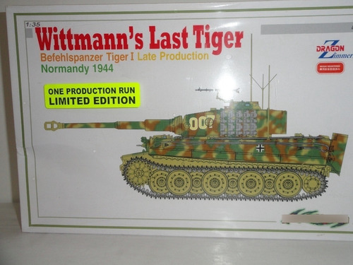 Wittmann´s Last Tiger Cyberhobby 1/35 Sellada De Colecciòn!!