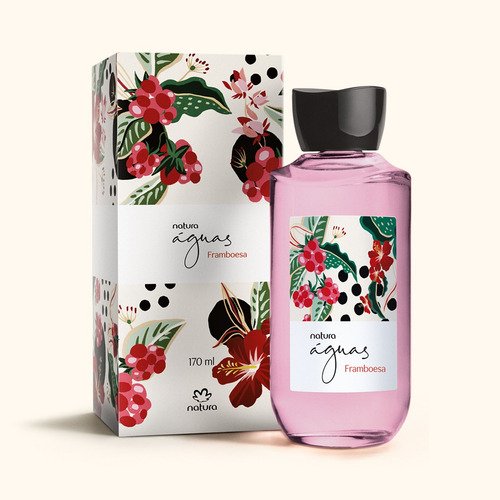 Perfume Águas De Natura Framboesa Colônia Feminina 170ml