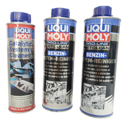 Kit Liqui Moly 2 Pro Line Limpiador Inyectores Y 1 Catalytic