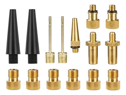 Adaptador De Latón Presta A Convertidor De 15 Piezas