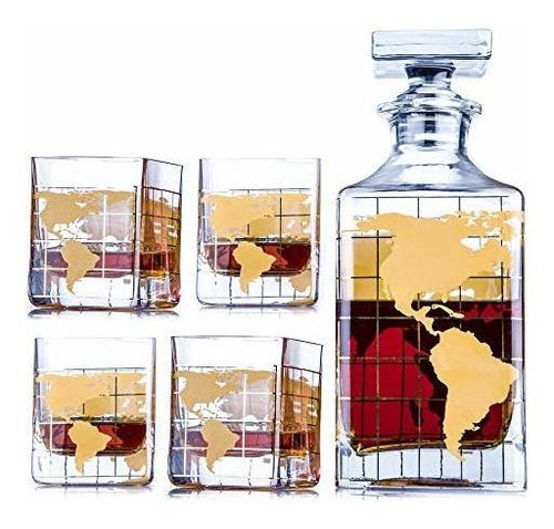 Whiskey Decanter Sets Globe Decanter For Alcohol 28 Oz By K