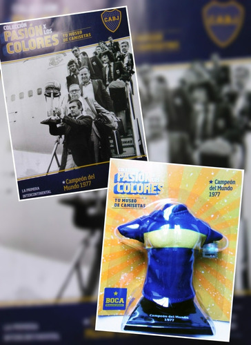 Camiseta Boca Campeon Del Mundo 1977 - Pasion Por Los Colore