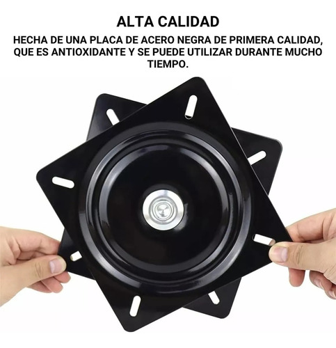 Base Giratoria Rodamiento De Bolas 15cm / Toolstore