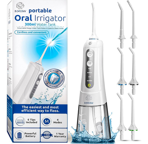 Flosser De Agua Para Dientes, Selección Inalámbrica, 4 Modos