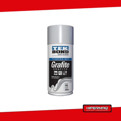 Imagen 3 de 7 de Lubricante Grafito Seco Gris Oscuro 200ml 100gr Tekbond