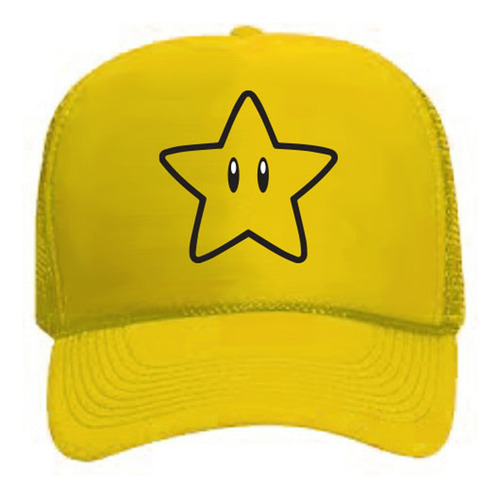 Gorra Tipo Trucker Unitalla Ajustable Estrella