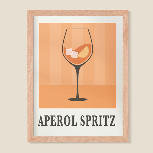 Cuadro Con Marco Aperol Spritz 01 - Frametastic! 