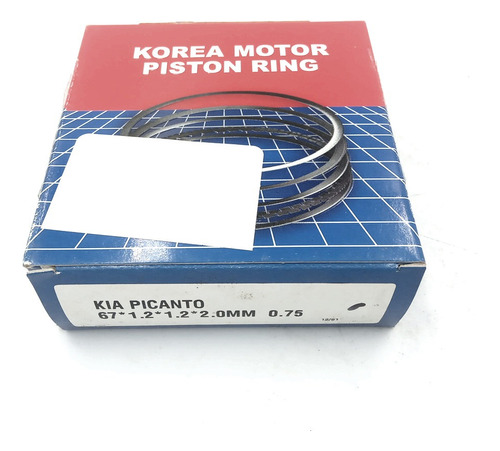 Jgo.anillos Hyundai 0.30 Kia Picanto 67mm  67*1.2*1.2*2 Sar.