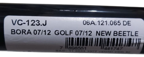 Tubo Agua Metal Polo Classic 1.6 Akl