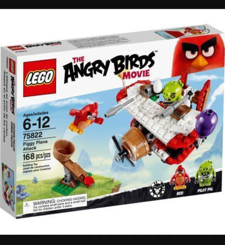 Lego Angry Birds 75822 Con 168 Pcs Piggy Plane Attack