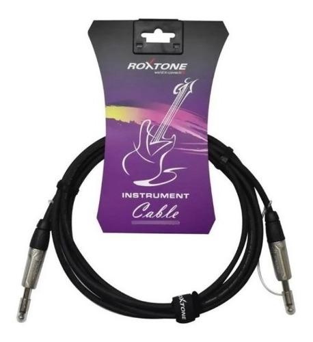 Cable Plug Plug 3 Mts Reforzado Ficha Profesional Roxtone Sr