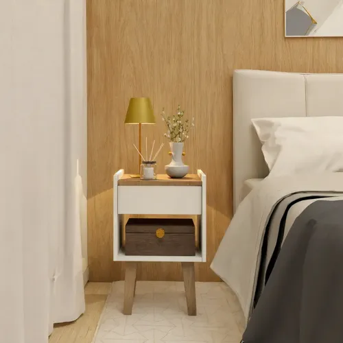 Mesinha de Cabeceira Retrô Luxo