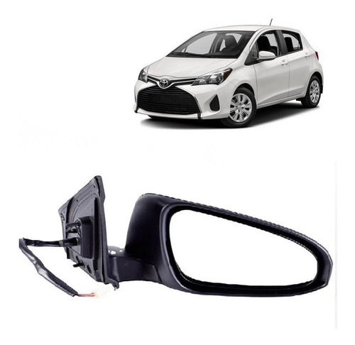 Espejo Puerta Electrico Derecho Para Yaris 1.5 2014 2018