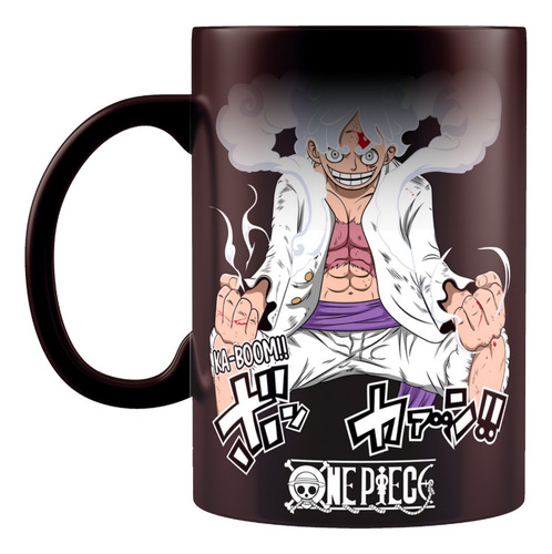 Tazon Taza Magica Magico One Piece Gear 5 Anime Monstruataza