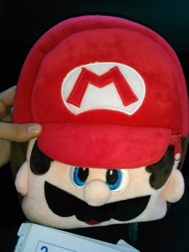 Mochila De Peluche Mario Bross Bebés Niños Pequeños