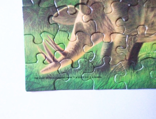 Rompecabezas Jurassic Park 1997 Hasbro Mb Puzzle Original