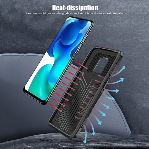 Funda For Vivo V25 V25e Con Clip Duro A Prueba De