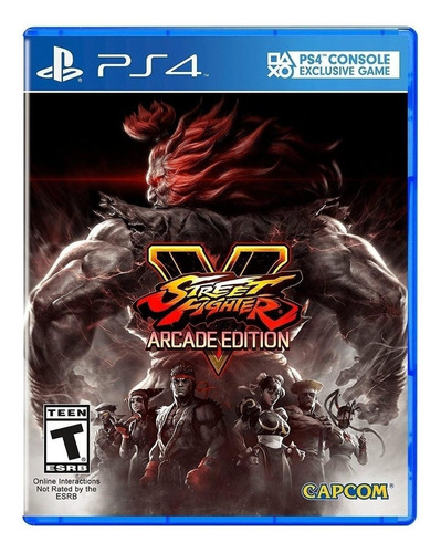 Street Fighter V  Arcade Edition Capcom PS4 Físico