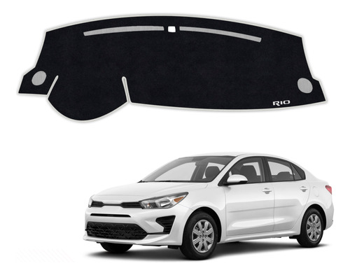 Cubretablero Bordado Kia Rio Ex Pack Hatchback Año 2021