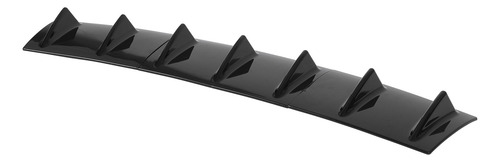 Deflector Negro Negro, 3 Piezas, Chasis, Aleta Trasera Unive