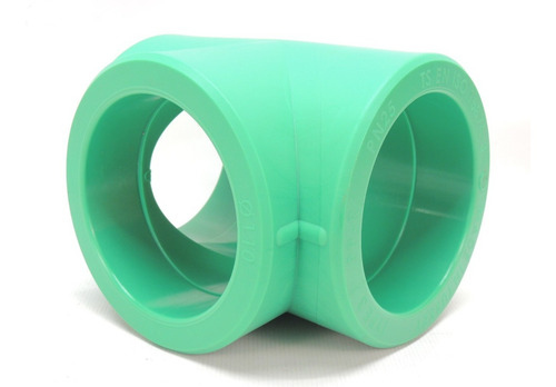 Conexão Tubo Te Fêmea Hidráulico Ppr Verde 110mm