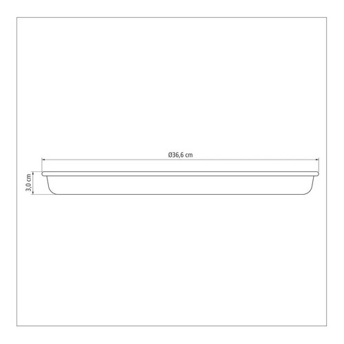 Pizzera Tramontina Molde Pizza 35 Cm Teflon Antiadherente