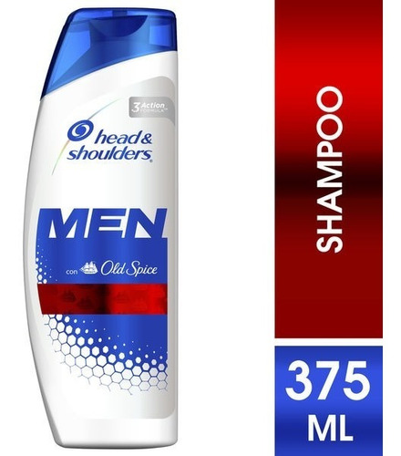 Shampoo Head & Shoulders Old Spice Para Hombres 375ml