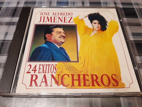 Jose Alfredo Jimenez - 24 Éxitos Rancheros - México Cd Impec