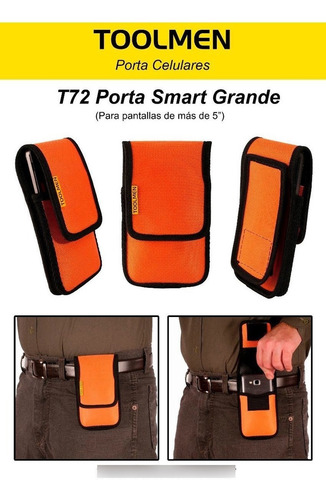 Imagen 8 de 10 de Funda Celular Samsung Y Otros Porta Smartphone Toolmen T72