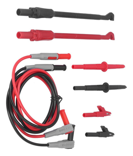 De Juego De Cables De Prueba Eléctrica Multímetro Pvc