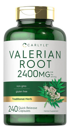 Extracto De Raíz De Valeriana Valerian Root  / 240caps U S A