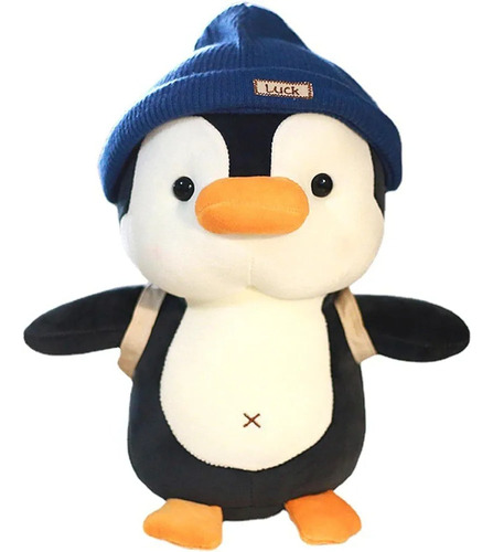 Peluche Pingüino  Viajero 25 Cm Importado Kawaii 