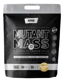 Mutant Mass 5 Kg Ganador De Masa Muscular Star Nutrition Sabor Banana cream