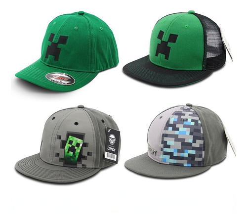 Gorra Béisbol Con Sombrero For Sol Verano Minecraft Creeper