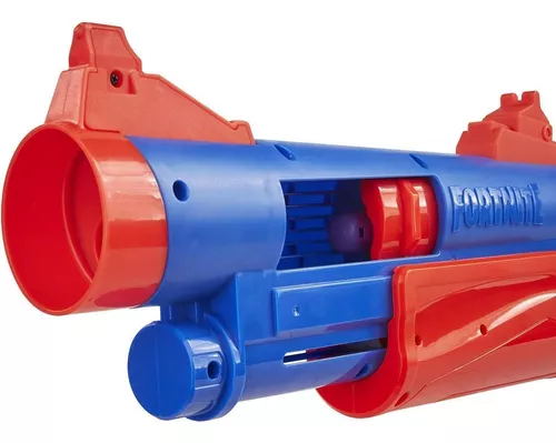 Arma Fortnite Nerf Ts Vermelha 12 Shotgun Hasbro Original